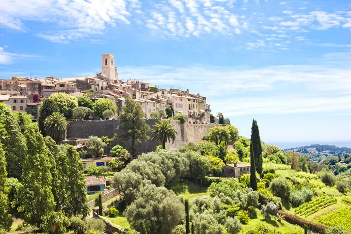 saint paul de vence close to the french riviera