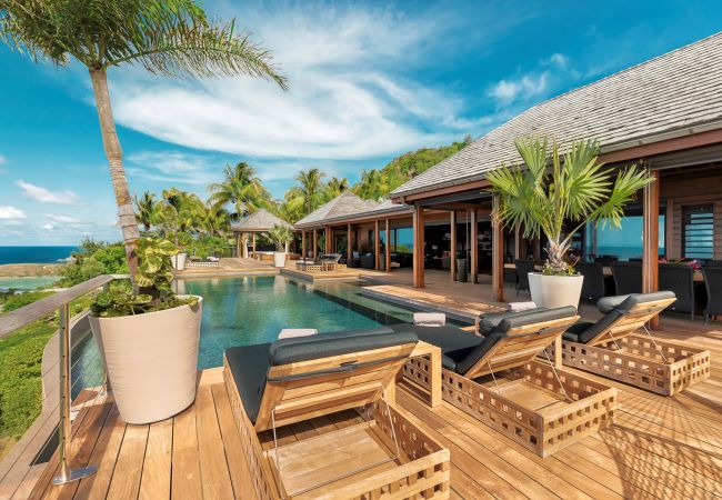 Villa en Saint Barthélemy - Villa Jade San Bartolomé 6-bd Villa en Saint Barthélemy - Villa Jade San Bartolomé 6-bd