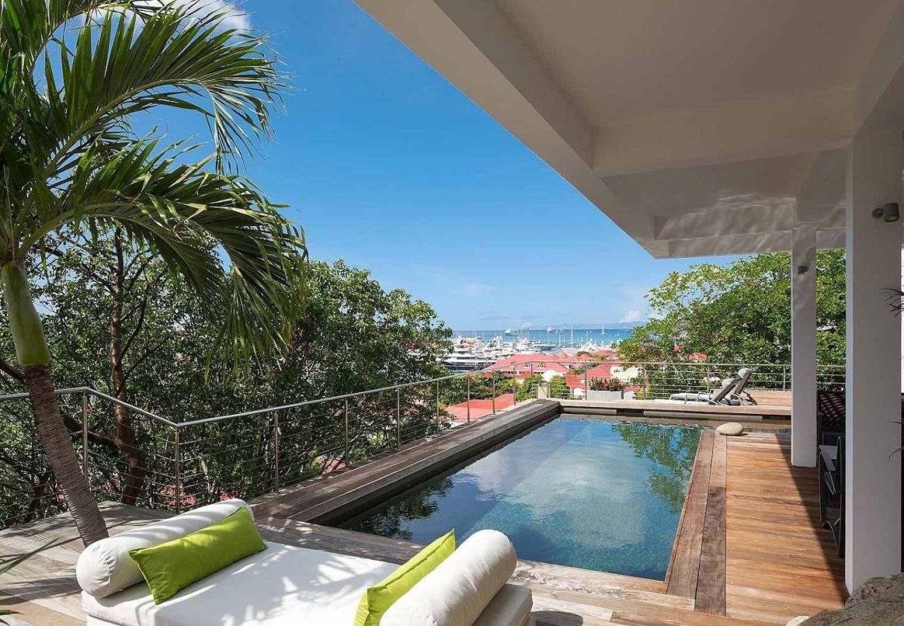 Villa Casa Roc en el puerto de Gustavia en St. Barths para 4 personas