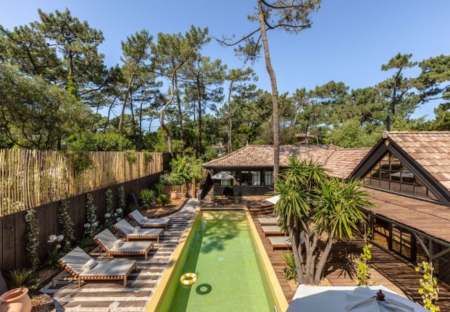 Villa en Lège-Cap-Ferret - Villa Le Coeur du Ferret Bassin d'Arcachon 8-bd Villa en Lège-Cap-Ferret - Villa Le Coeur du Ferret Bassin d'Arcachon 8-bd
