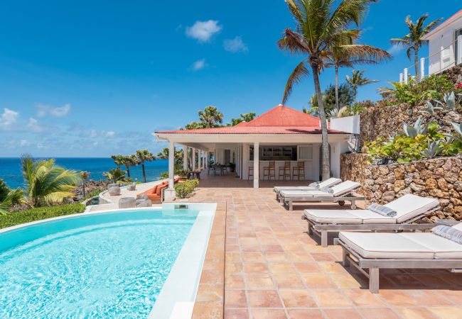 Villa en Saint Barthélemy - Villa Chant de L'océan San Bartolomé 2-bd Villa en Saint Barthélemy - Villa Chant de L'océan San Bartolomé 2-bd
