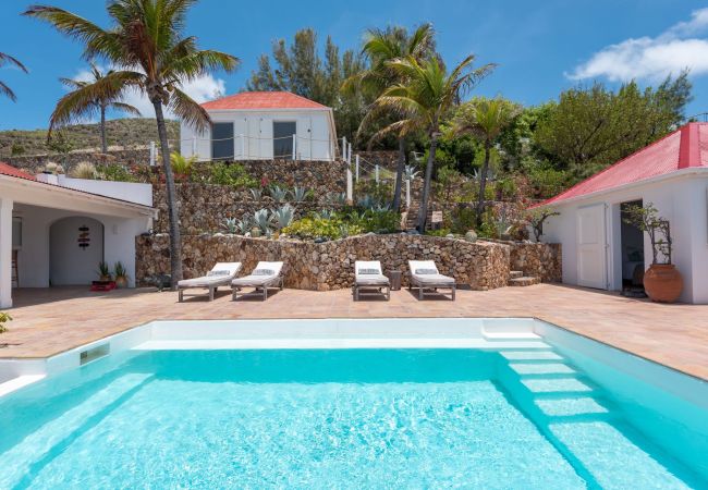 Villa en Saint Barthélemy - Villa Chant de L'océan San Bartolomé 2-bd Villa en Saint Barthélemy - Villa Chant de L'océan San Bartolomé 2-bd