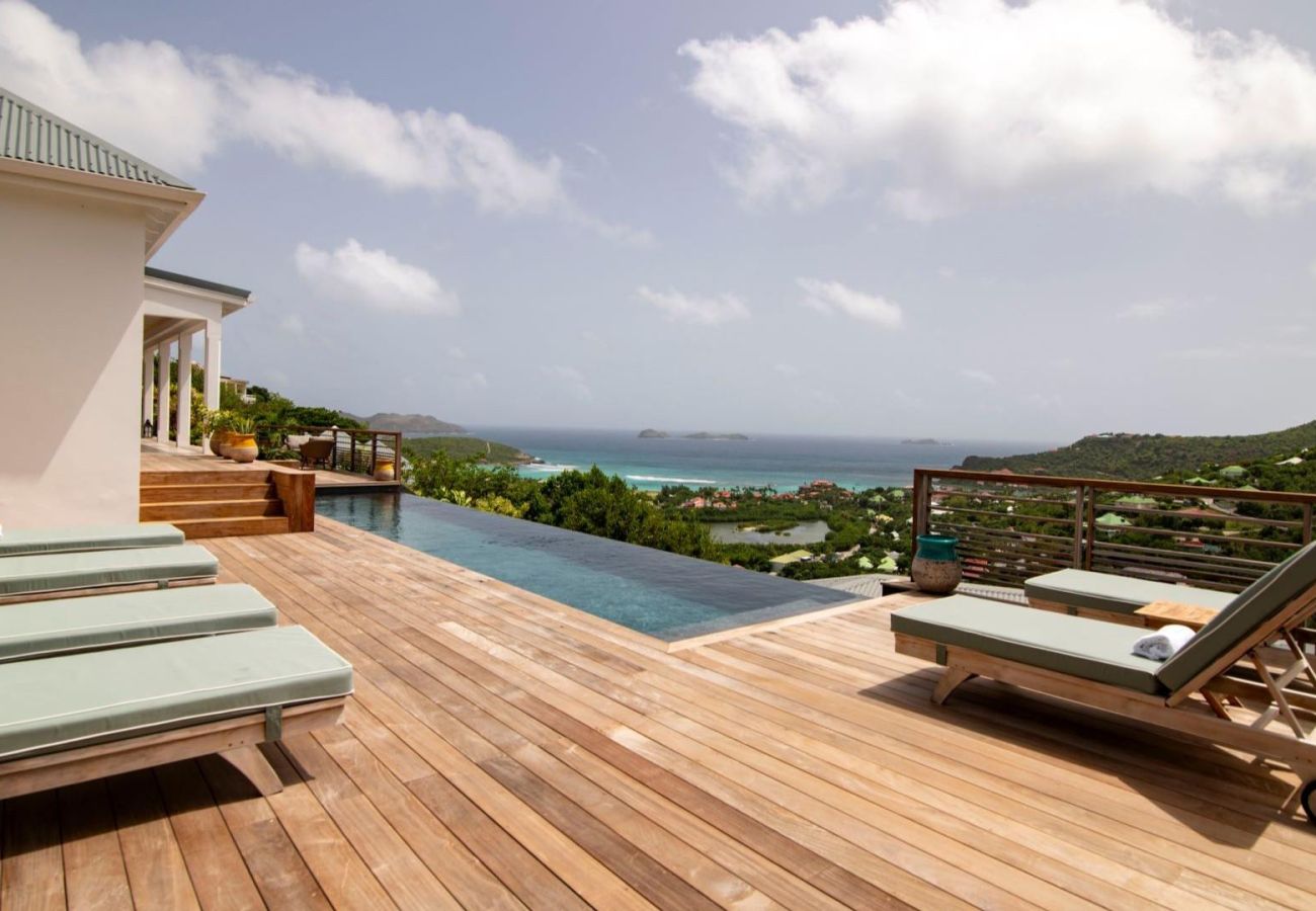 Villa Vogue en St. Barths en el popular barrio de St Jean para 10 personas