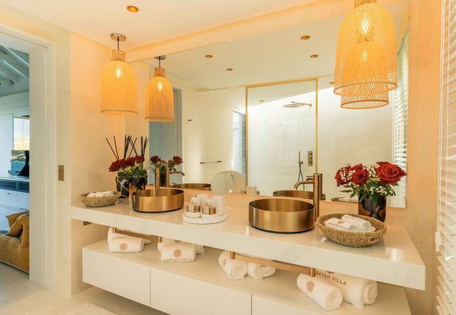 Villa en Saint Barthélemy - Villa Quartz San Bartolomé 3-bd Villa en Saint Barthélemy - Villa Quartz San Bartolomé 3-bd