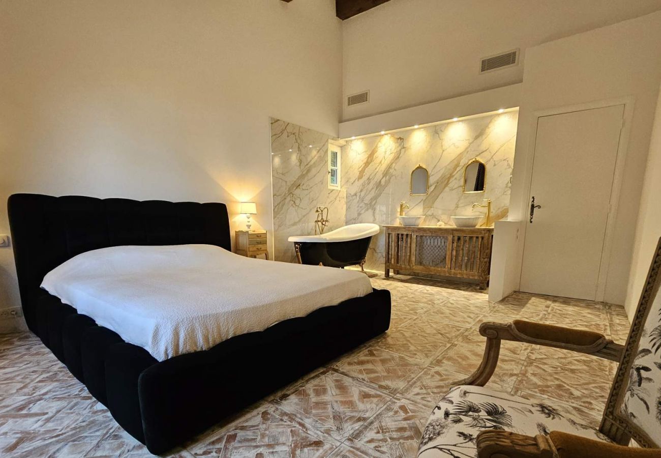 Villa en La Garde-Freinet - Villa La Biche St Tropez Costa de Azul 5-bd
