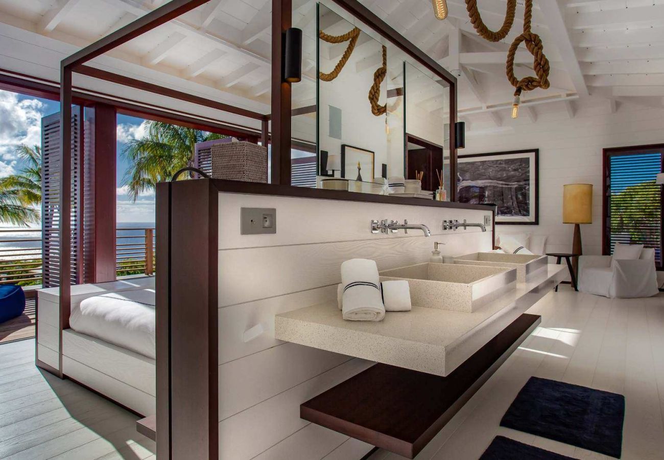 Villa à Saint Barthélemy - Villa Blanc Bleu St Barth 4-bd