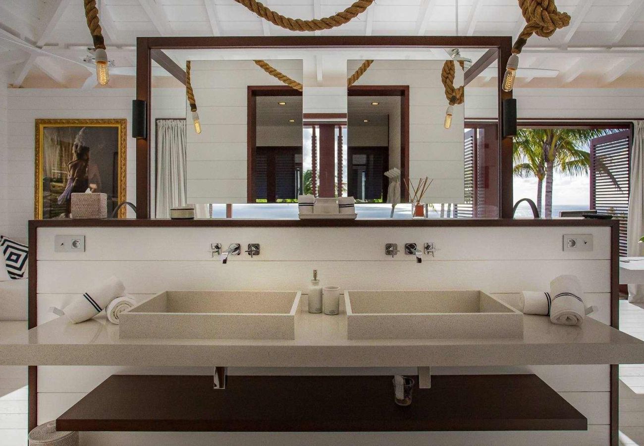 Villa à Saint Barthélemy - Villa Blanc Bleu St Barth 4-bd
