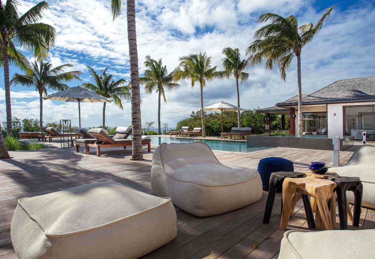 Villa à Saint Barthélemy - Villa Blanc Bleu St Barth 4-bd