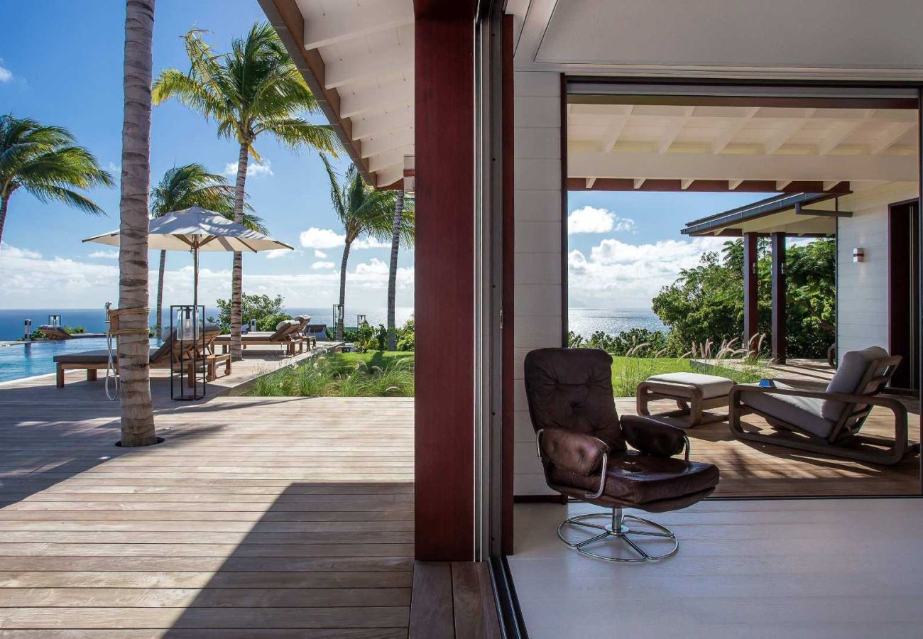 Villa à Saint Barthélemy - Villa Blanc Bleu St Barth 5-bd