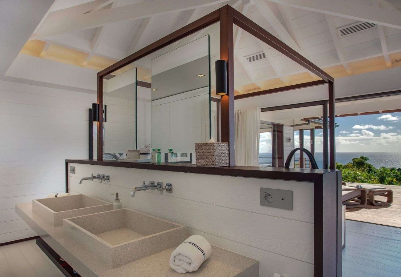 Villa à Saint Barthélemy - Villa Blanc Bleu St Barth 5-bd