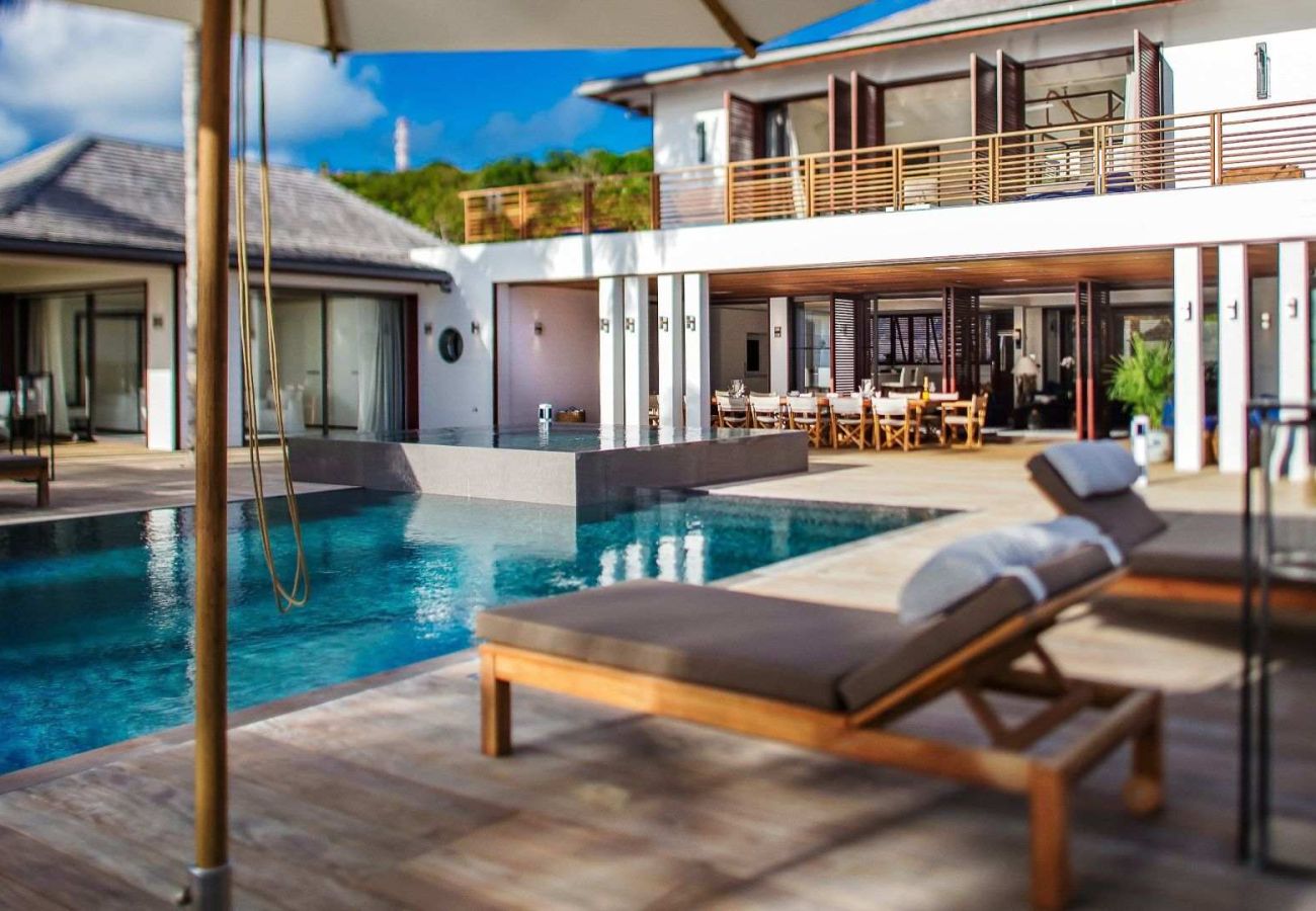 Villa à Saint Barthélemy - Villa Blanc Bleu St Barth 5-bd