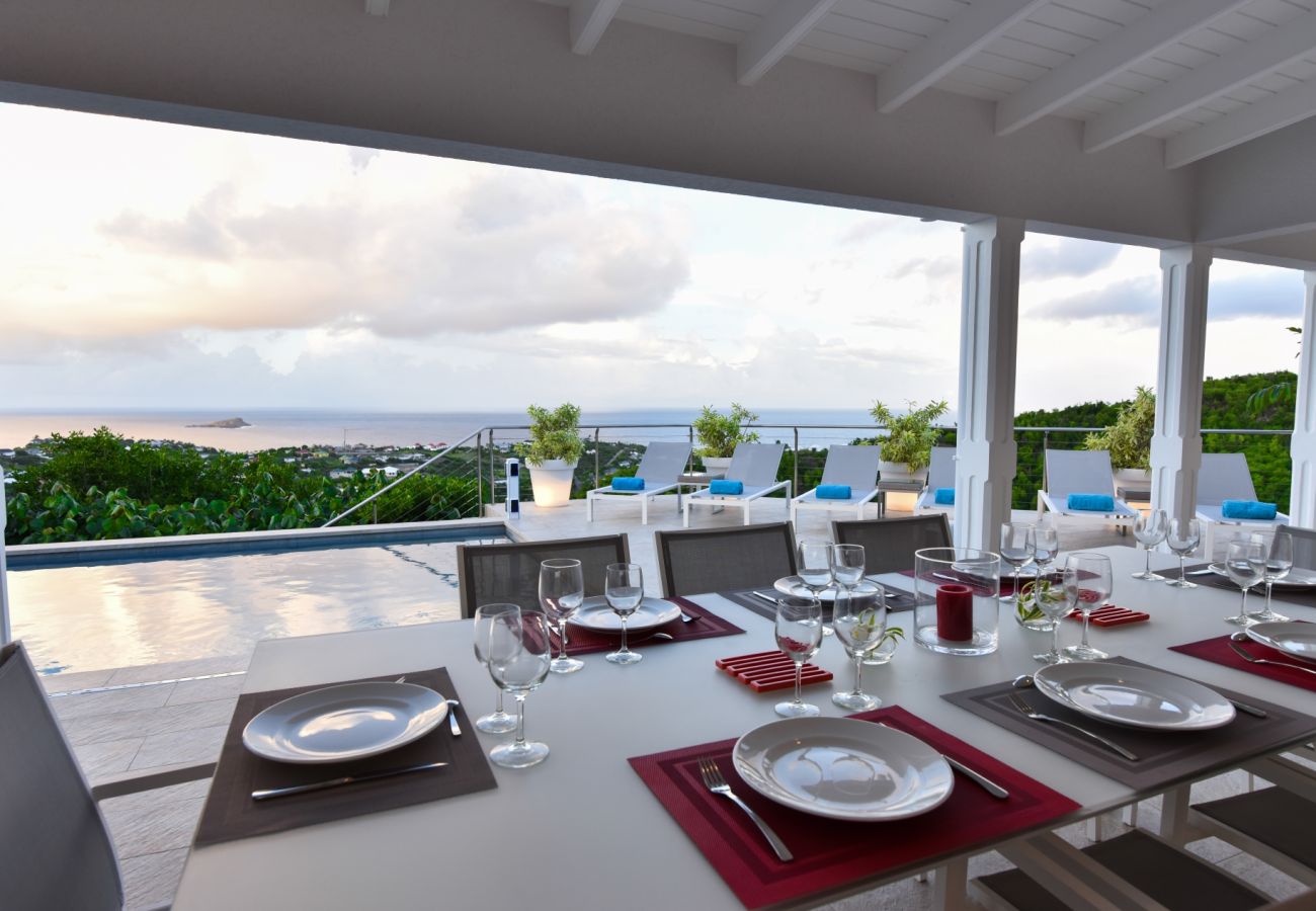 Villa à Saint Barthélemy - Villa Au Coeur du Rocher St Barth 2-bd