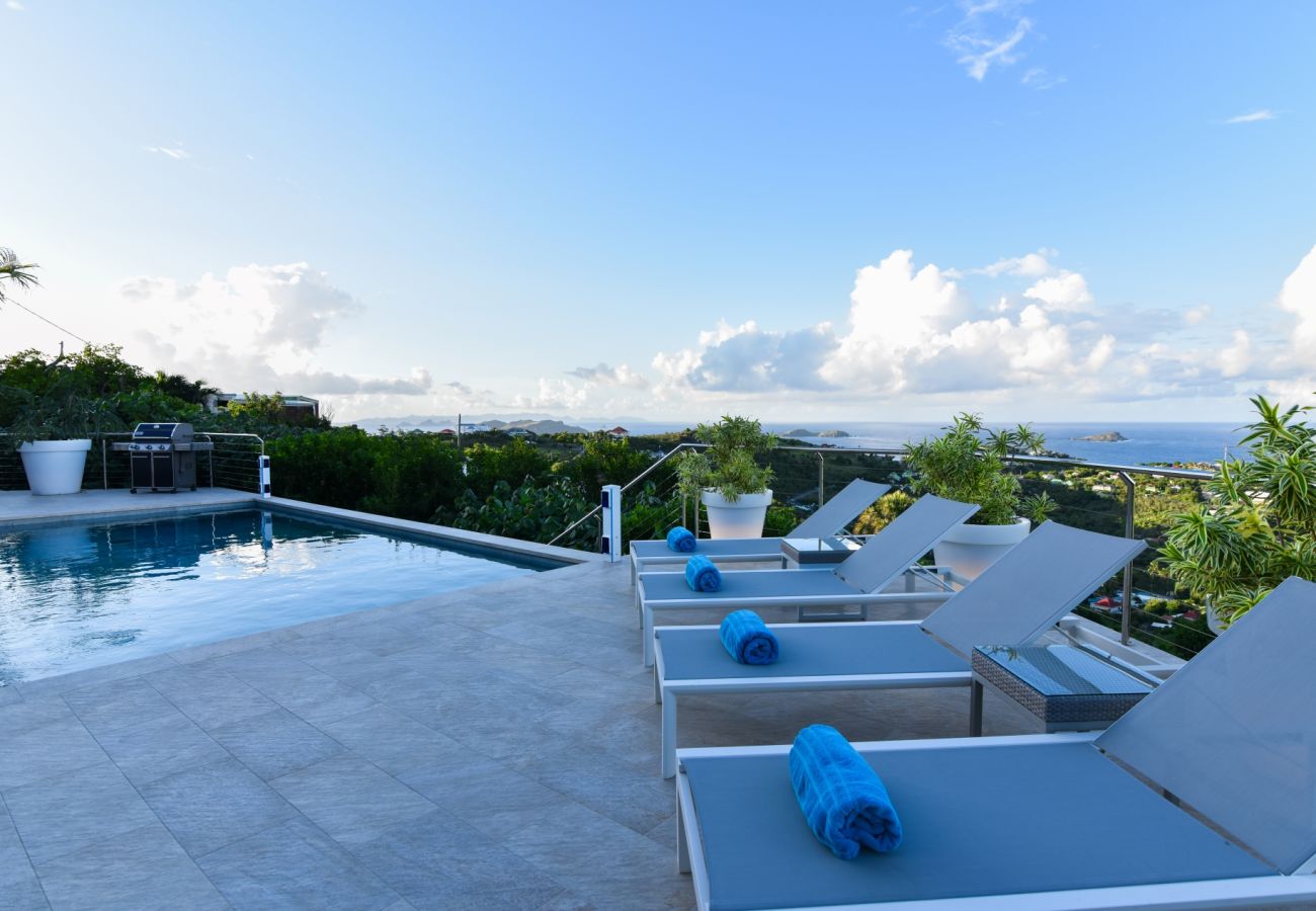 Villa à Saint Barthélemy - Villa Au Coeur du Rocher St Barth 2-bd