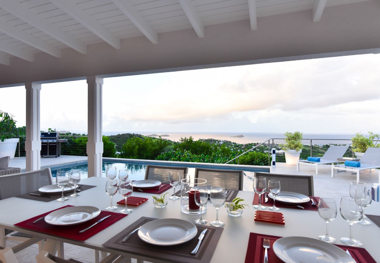 Villa à Saint Barthélemy - Villa Au Coeur du Rocher St Barth 2-bd