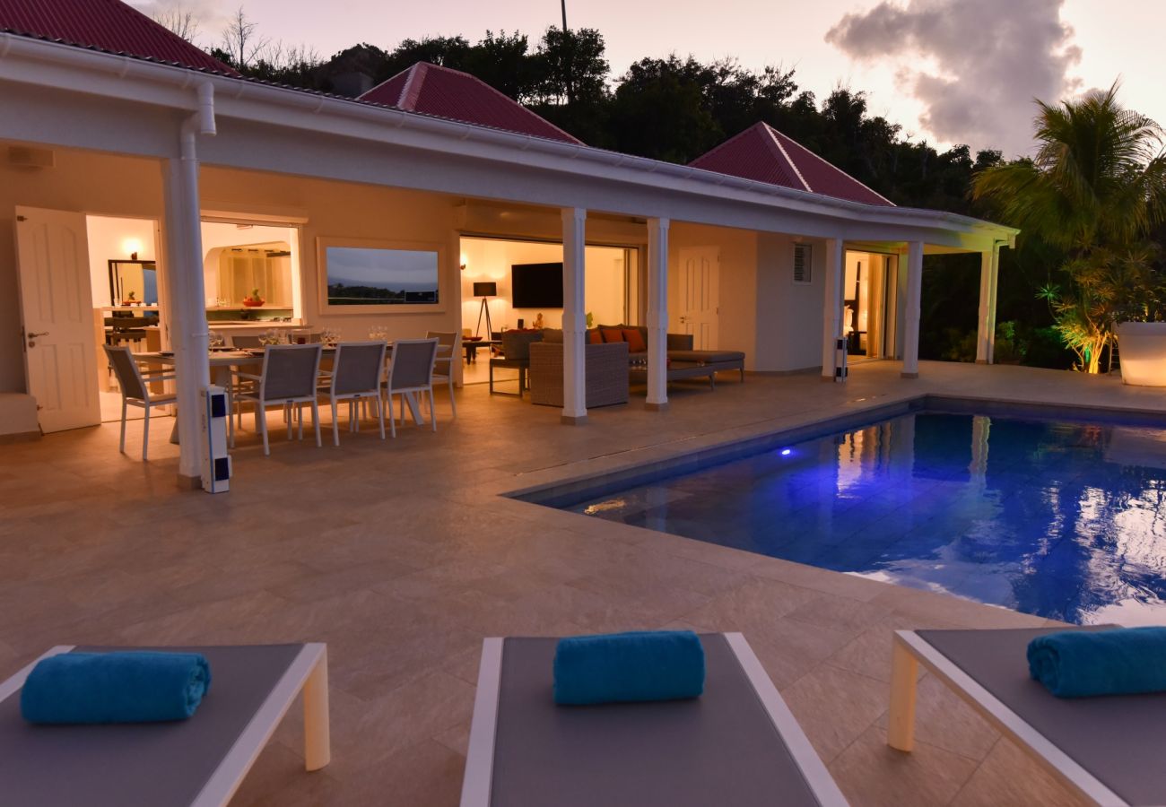 Villa à Saint Barthélemy - Villa Au Coeur du Rocher St Barth 2-bd