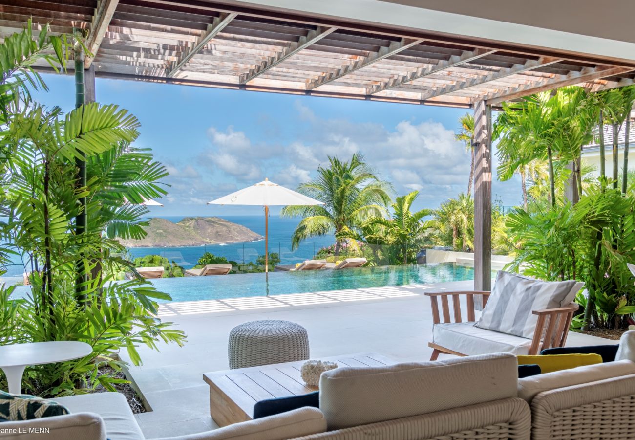 villa les palmes st barth avec terrasse 