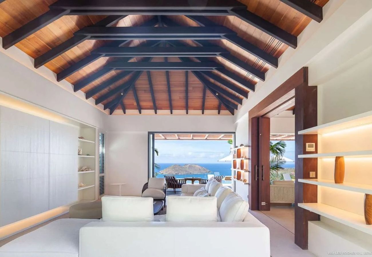 location villa spacieuse les roches st barth