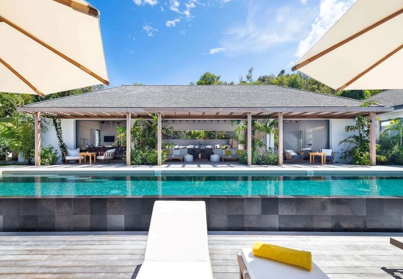 grande villa de vacances à saint barthelemy