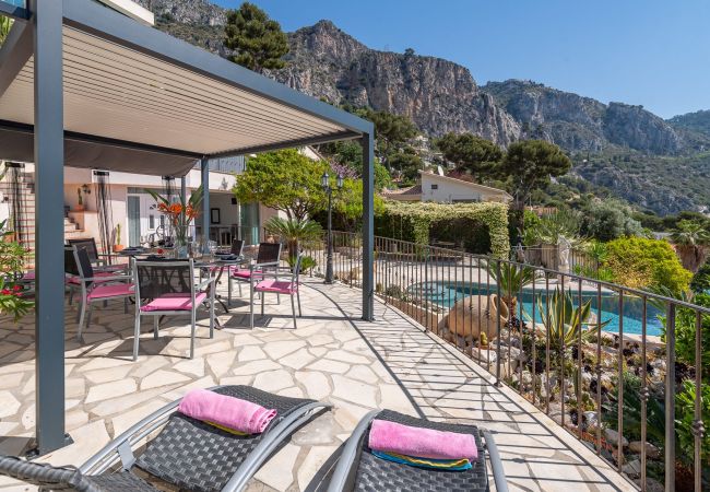 Villa à Eze - Villa Panorama Eze Côte d'Azur 5-bd Villa à Eze - Villa Panorama Eze Côte d'Azur 5-bd