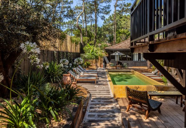 Villa à Lège-Cap-Ferret - Villa Le Coeur du Ferret Bassin d'Arcachon 8-bd Villa à Lège-Cap-Ferret - Villa Le Coeur du Ferret Bassin d'Arcachon 8-bd