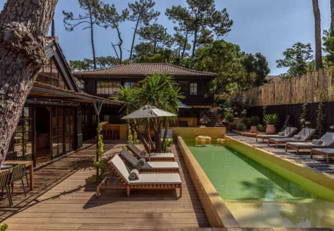 Villa à Lège-Cap-Ferret - Villa Le Coeur du Ferret Bassin d'Arcachon 8-bd Villa à Lège-Cap-Ferret - Villa Le Coeur du Ferret Bassin d'Arcachon 8-bd