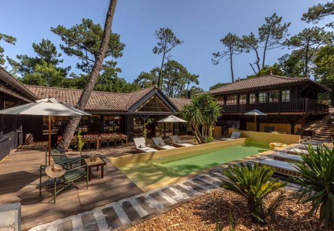 Villa à Lège-Cap-Ferret - Villa Le Coeur du Ferret Bassin d'Arcachon 8-bd Villa à Lège-Cap-Ferret - Villa Le Coeur du Ferret Bassin d'Arcachon 8-bd