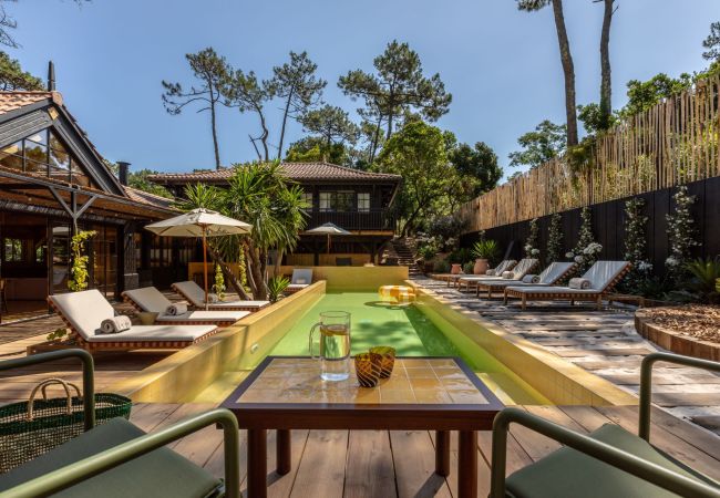 Villa à Lège-Cap-Ferret - Villa Le Coeur du Ferret Bassin d'Arcachon 8-bd Villa à Lège-Cap-Ferret - Villa Le Coeur du Ferret Bassin d'Arcachon 8-bd