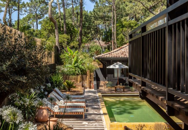 Villa à Lège-Cap-Ferret - Villa Le Coeur du Ferret Bassin d'Arcachon 8-bd Villa à Lège-Cap-Ferret - Villa Le Coeur du Ferret Bassin d'Arcachon 8-bd