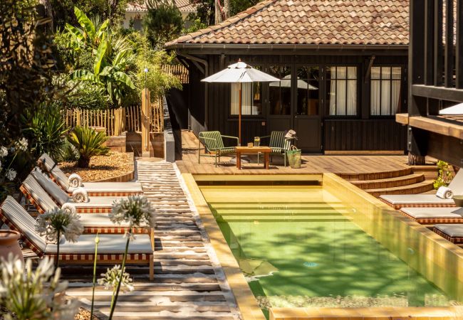 Villa à Lège-Cap-Ferret - Villa Le Coeur du Ferret Bassin d'Arcachon 8-bd Villa à Lège-Cap-Ferret - Villa Le Coeur du Ferret Bassin d'Arcachon 8-bd