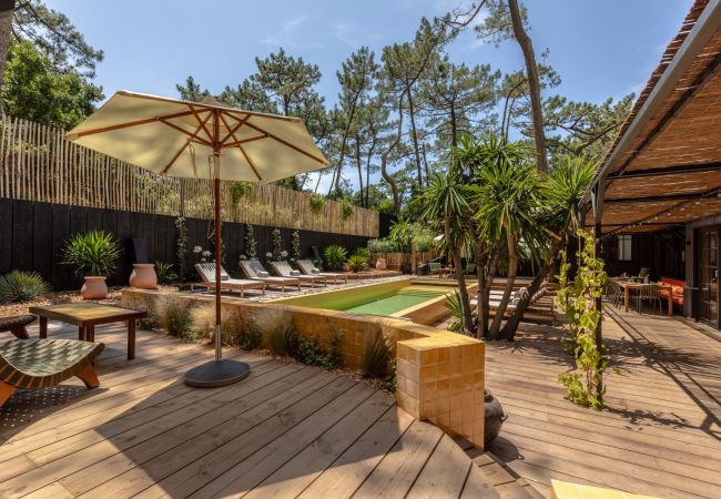 Villa à Lège-Cap-Ferret - Villa Le Coeur du Ferret Bassin d'Arcachon 8-bd Villa à Lège-Cap-Ferret - Villa Le Coeur du Ferret Bassin d'Arcachon 8-bd