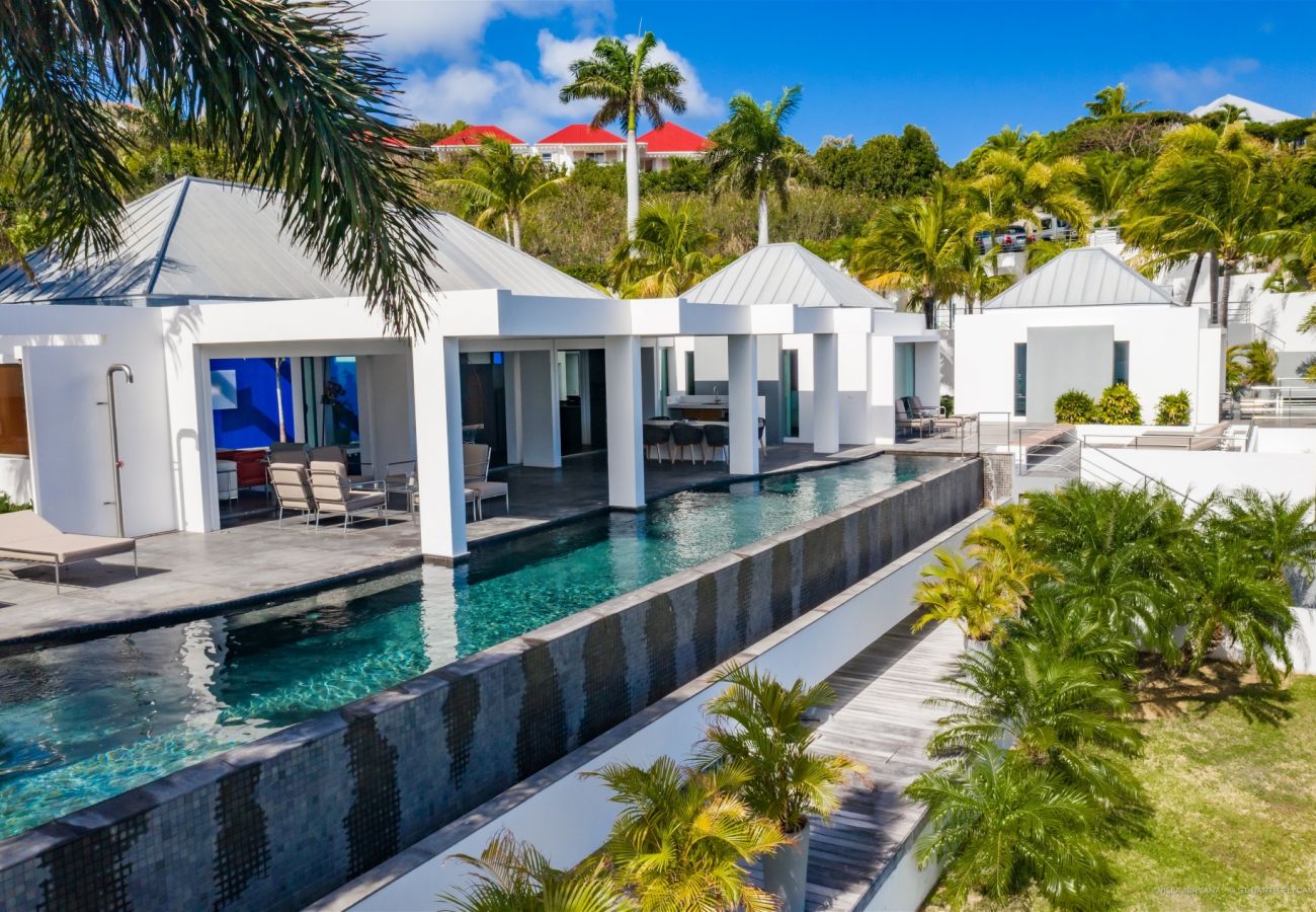 villa vacation heated infinity pool st barts
