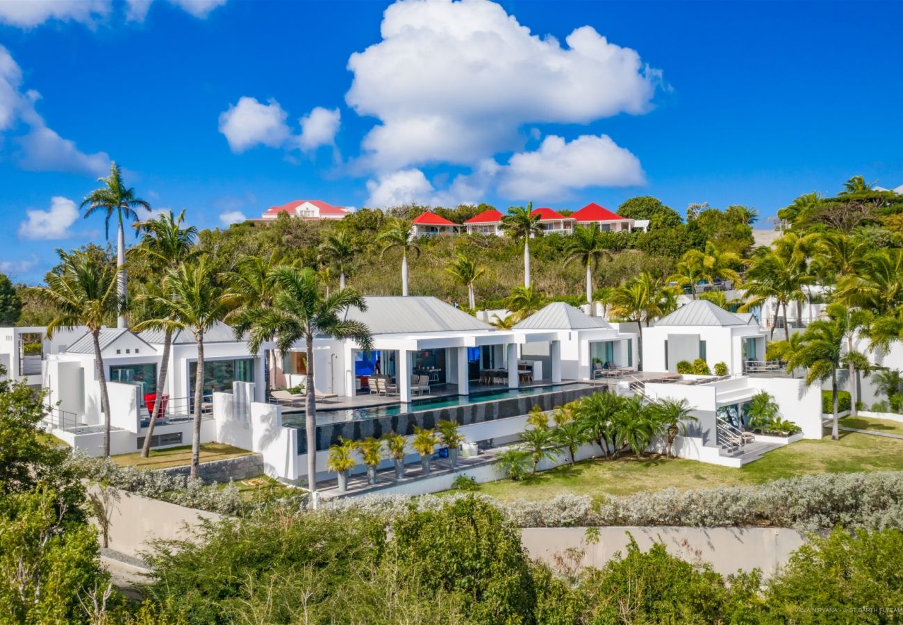 villa with tropical luxury garden st barts