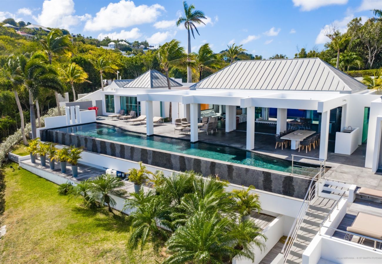 villa nirvana for large group st barts