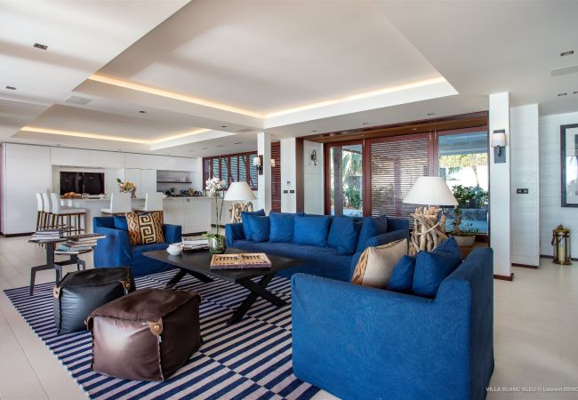 Villa in Saint Barthélemy - VILLA BLANC BLEU ST BARTHS 4-BD