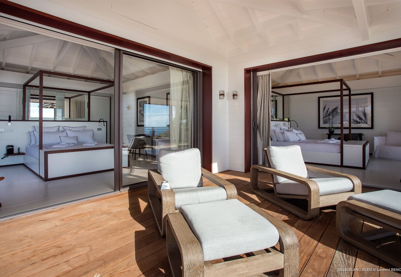 Villa in Saint Barthélemy - Villa Blanc Bleu St Barths 4-bd
