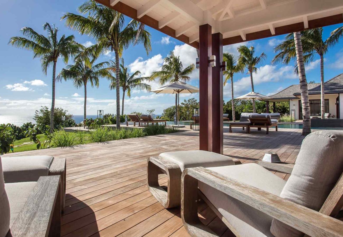 Villa in Saint Barthélemy - Villa Blanc Bleu St Barths 4-bd