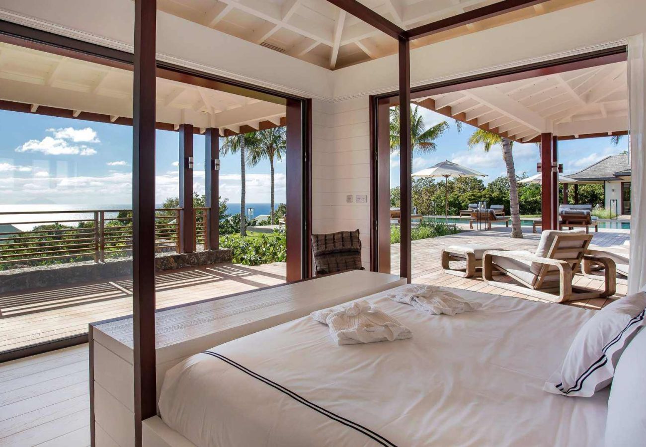 Villa in Saint Barthélemy - Villa Blanc Bleu St Barths 4-bd