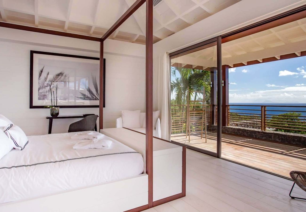 Villa in Saint Barthélemy - Villa Blanc Bleu St Barths 4-bd