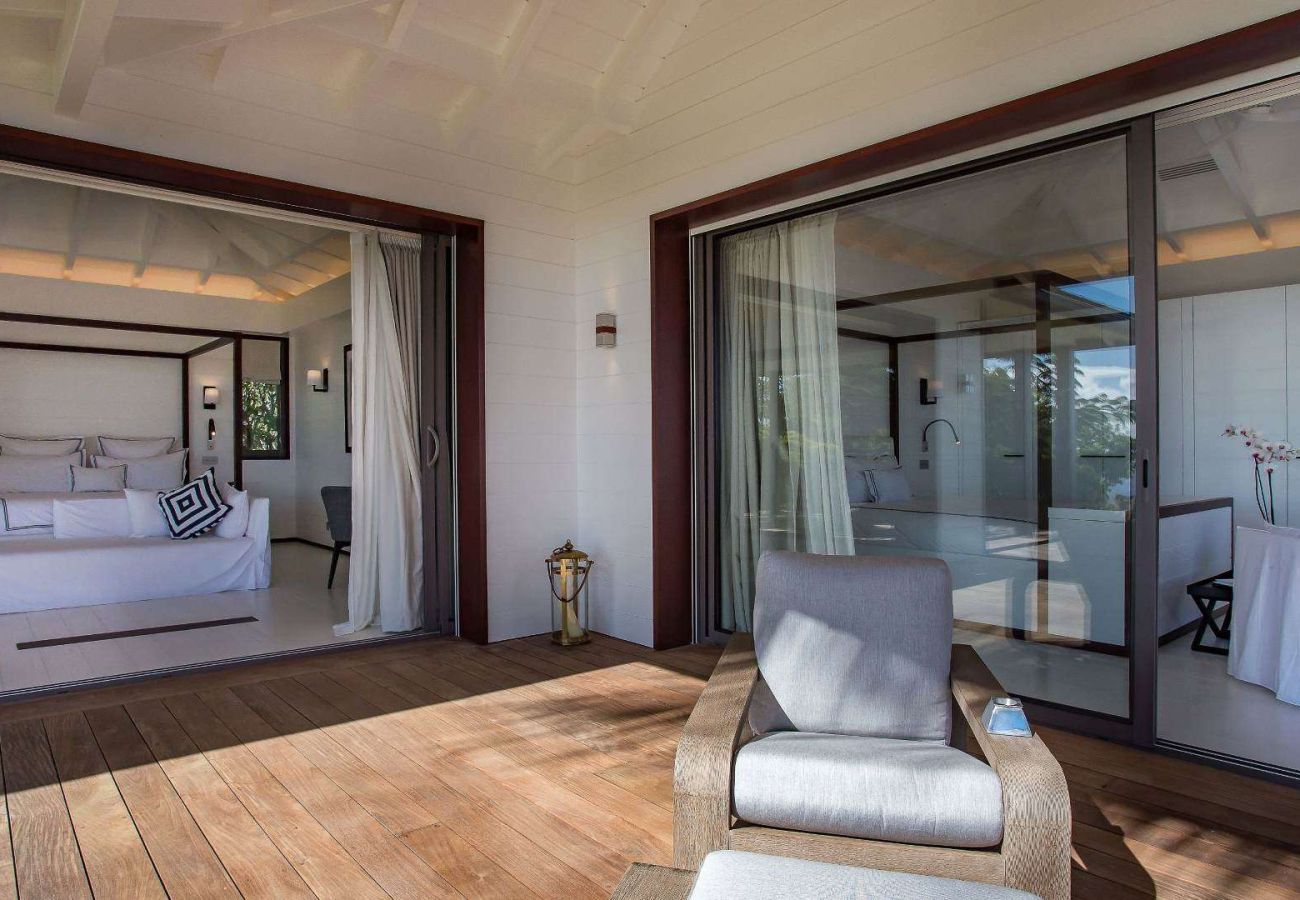 Villa in Saint Barthélemy - Villa Blanc Bleu St Barths 4-bd