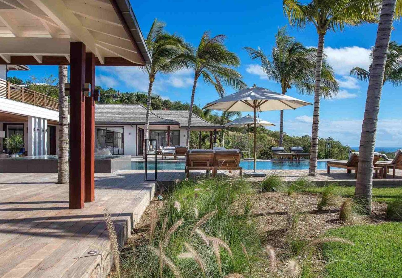 Villa in Saint Barthélemy - Villa Blanc Bleu St Barths 4-bd