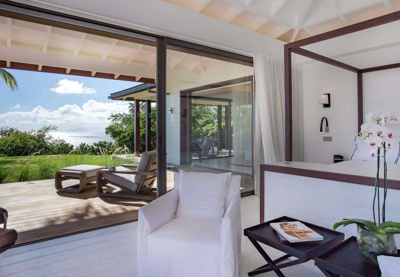 Villa in Saint Barthélemy - Villa Blanc Bleu St Barths 4-bd