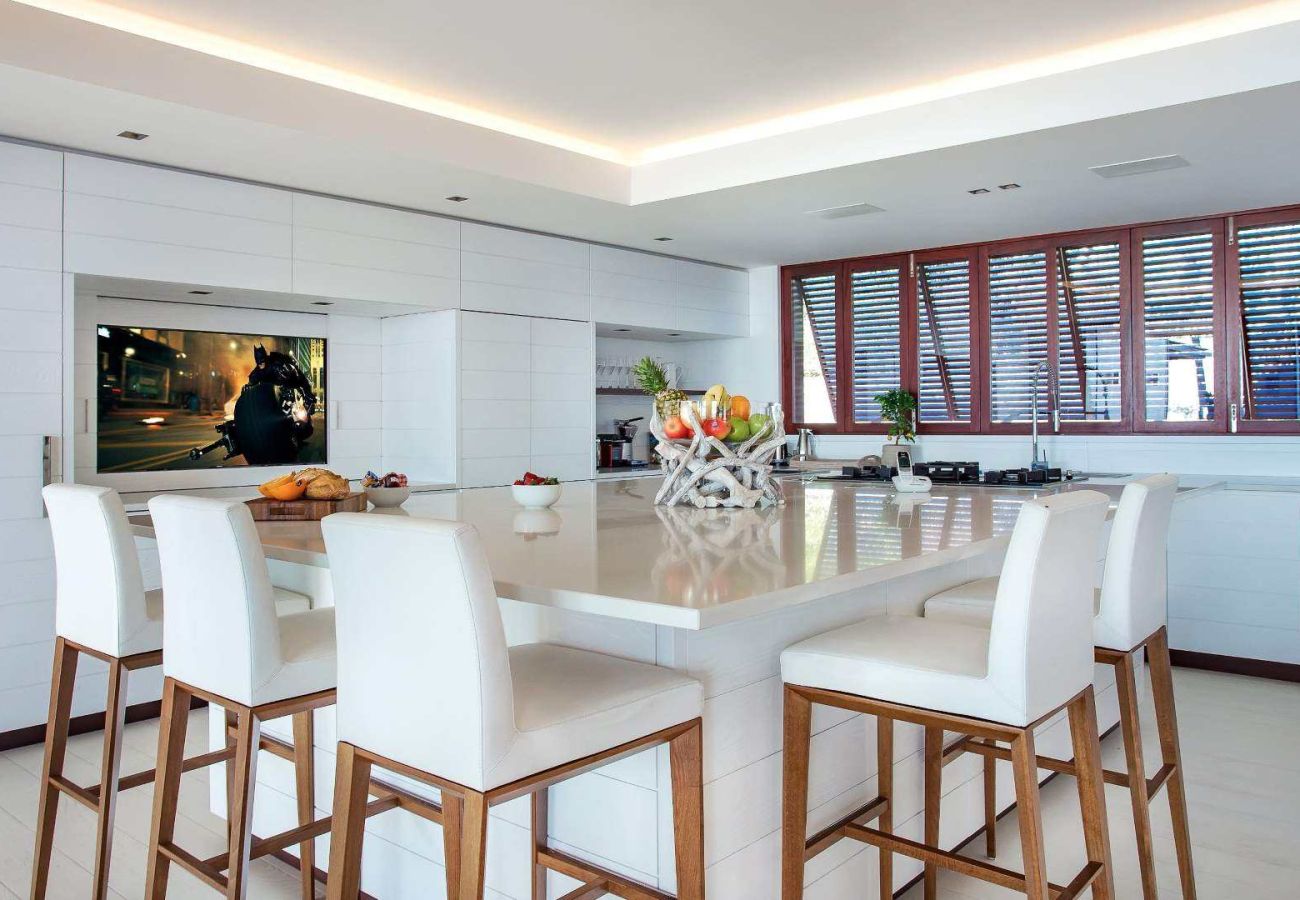 Villa in Saint Barthélemy - Villa Blanc Bleu St Barths 4-bd