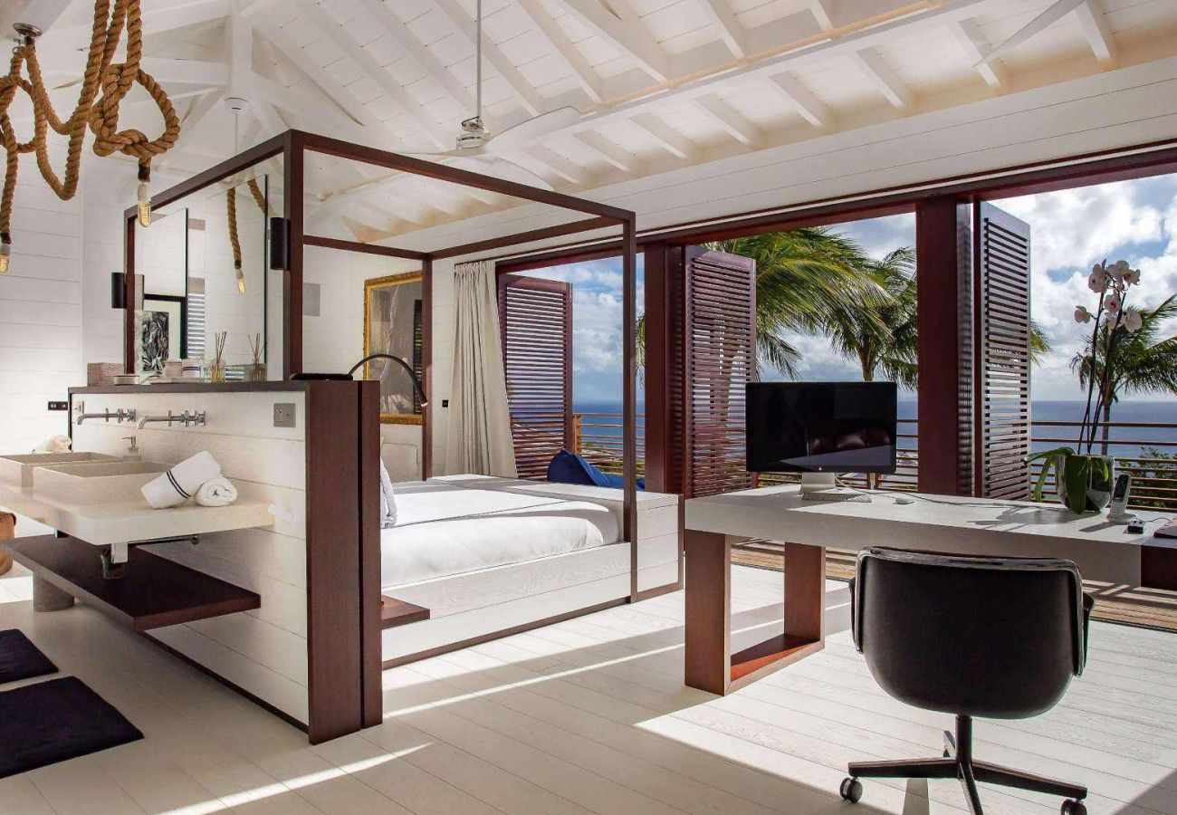 Villa in Saint Barthélemy - Villa Blanc Bleu St Barths 4-bd