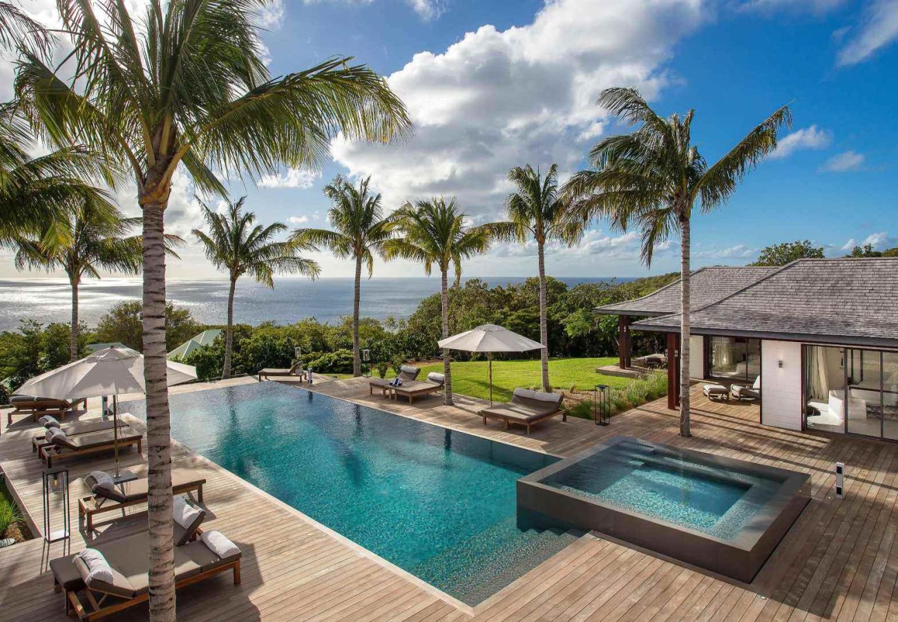 Villa in Saint Barthélemy - Villa Blanc Bleu St Barths 4-bd