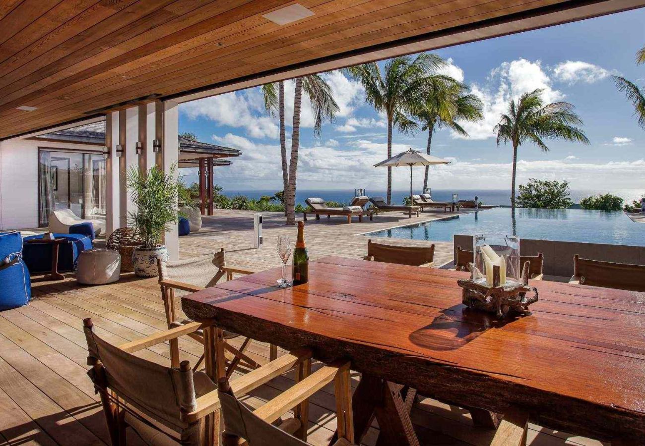 Villa in Saint Barthélemy - Villa Blanc Bleu St Barths 4-bd