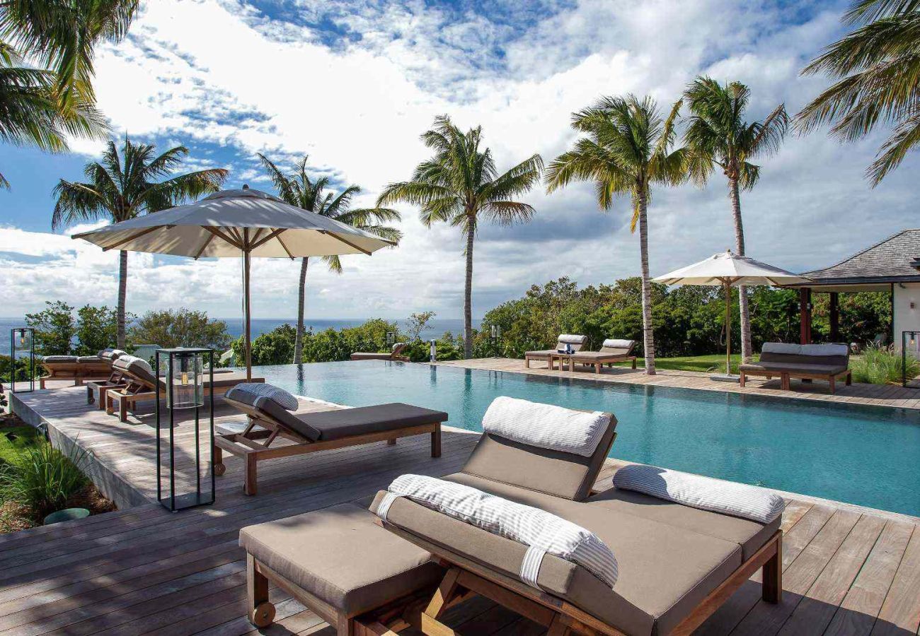 Villa in Saint Barthélemy - Villa Blanc Bleu St Barths 4-bd