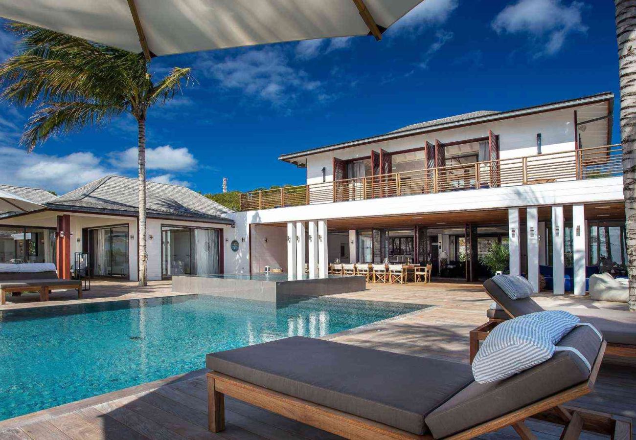 Villa in Saint Barthélemy - Villa Blanc Bleu St Barths 4-bd