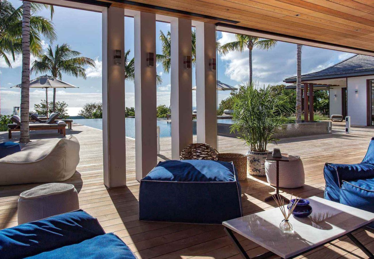 Villa in Saint Barthélemy - Villa Blanc Bleu St Barths 4-bd