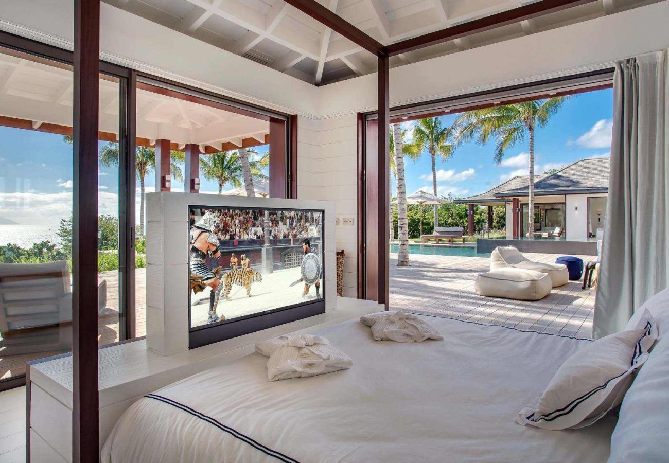 Villa in Saint Barthélemy - Villa Blanc Bleu St Barths 5-bd
