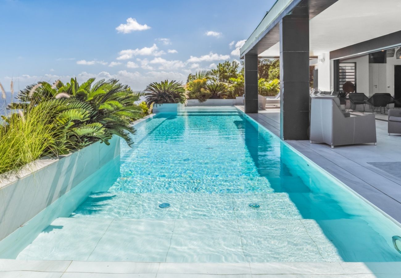 villa with long private pool st barthelemy